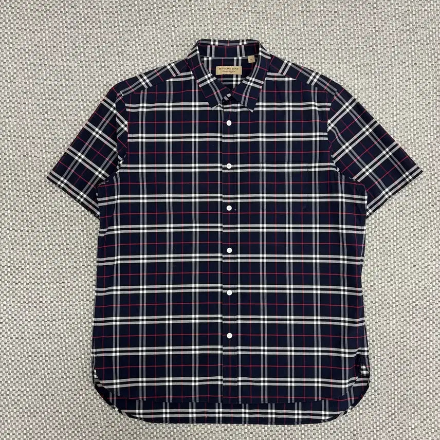 [BUNJANG] Burberry Check Short-Sleeve Shirt XXL / [XXL]버버리 체크 반팔셔츠