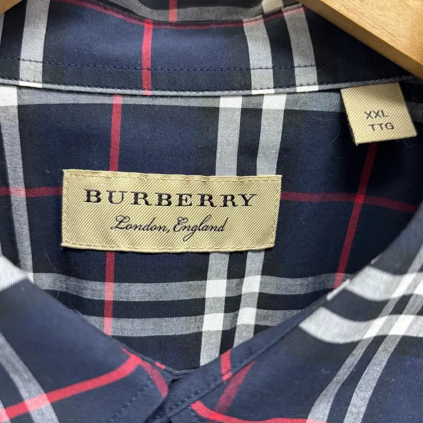 [BUNJANG] Burberry Check Short-Sleeve Shirt XXL / [XXL]버버리 체크 반팔셔츠
