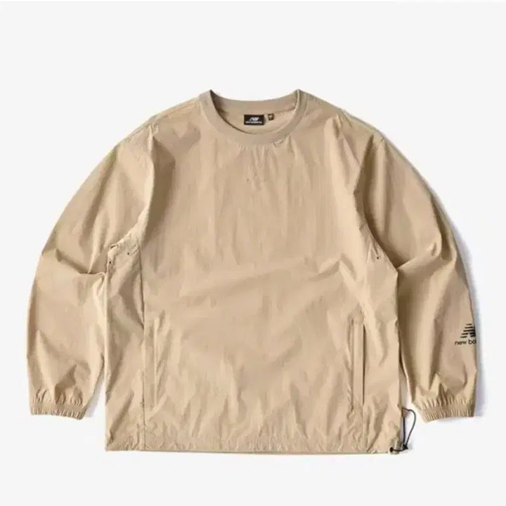 [BUNJANG] New Balance Anorak Sweatshirt XL / 뉴발란스 베이지 아노락 맨투맨 XL 새상품