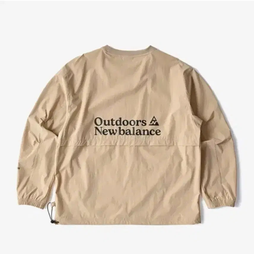 [BUNJANG] New Balance Anorak Sweatshirt XL / 뉴발란스 베이지 아노락 맨투맨 XL 새상품