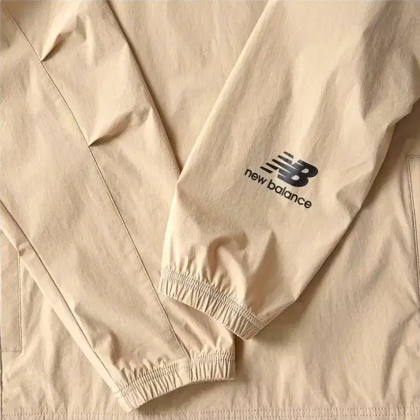 [BUNJANG] New Balance Anorak Sweatshirt XL / 뉴발란스 베이지 아노락 맨투맨 XL 새상품