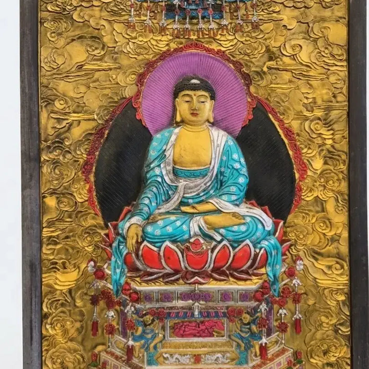 [BUNJANG] Large Decorative Buddha Statue / 연화좌 불상 대형 장식 장