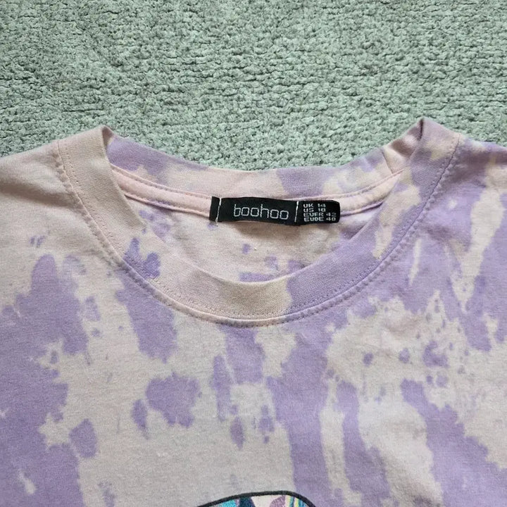 [BUNJANG] Boohoo Tie-Dye Graphic T-Shirt XL / Boohoo 빈티지 반팔 티셔츠 XL(105)