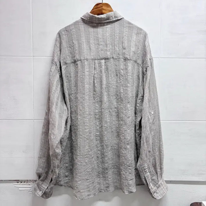 [SOLD OUT] PARTIMENTO 파르티멘토 그레이 루즈핏 셔츠 남방 L