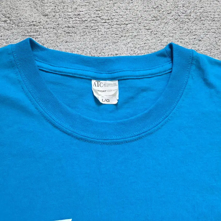 [BUNJANG] ATC Vintage Blue T-Shirt (L) / ATC 빈티지 반팔 티셔츠 L(100)