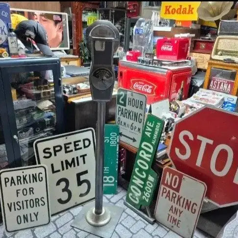 [BUNJANG] Vintage USA Street Coin Parking Meter / 빈티지 미국 콜렉션 USA 스트리트 코인 주차미터기