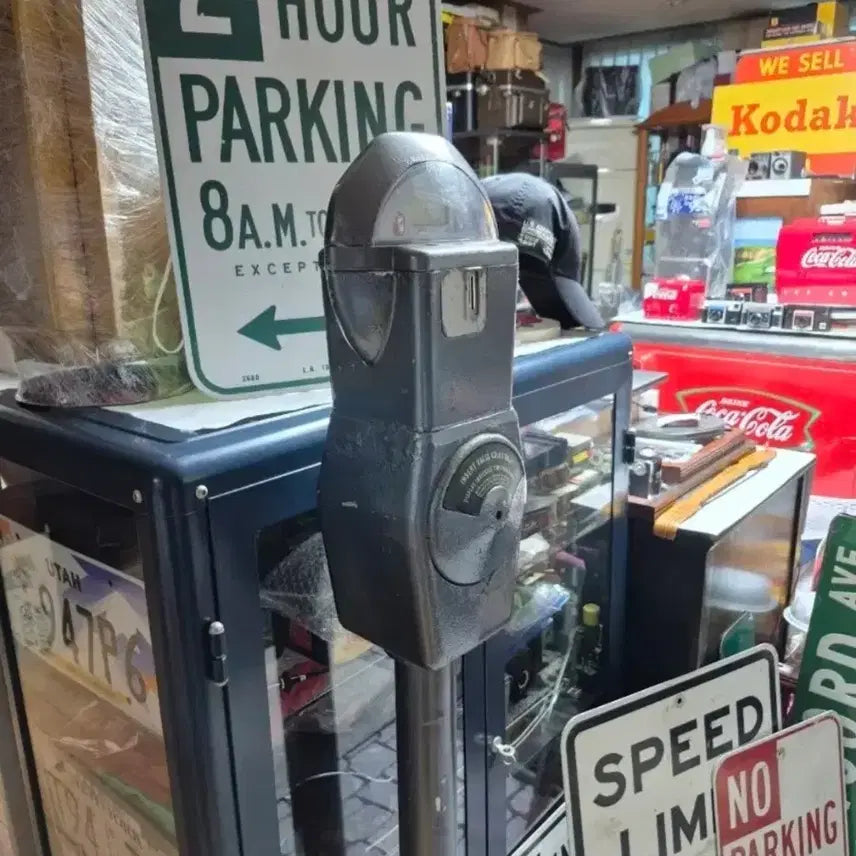 [BUNJANG] Vintage USA Street Coin Parking Meter / 빈티지 미국 콜렉션 USA 스트리트 코인 주차미터기