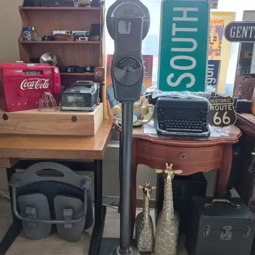 [BUNJANG] Vintage USA Street Coin Parking Meter / 빈티지 미국 콜렉션 USA 스트리트 코인 주차미터기