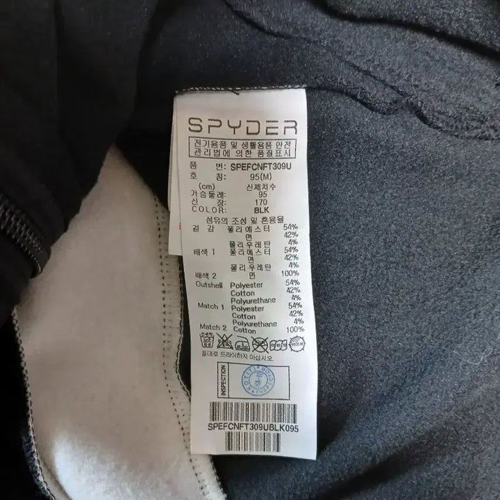 [BUNJANG] SPIDER Neoprene Hoodie Zip-up M95 / 스파이더 네오프렌 후드집업 M95호