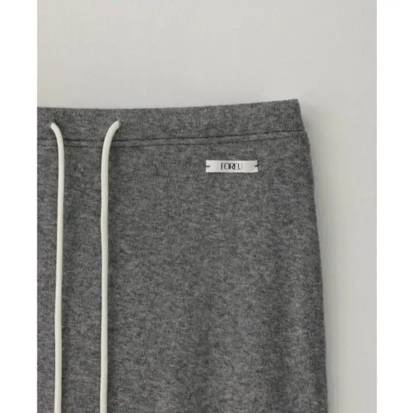 [BUNJANG] Forer Knit Maxi Skirt - Gray / 포르어 니트 맥시 스커트 - 그레이