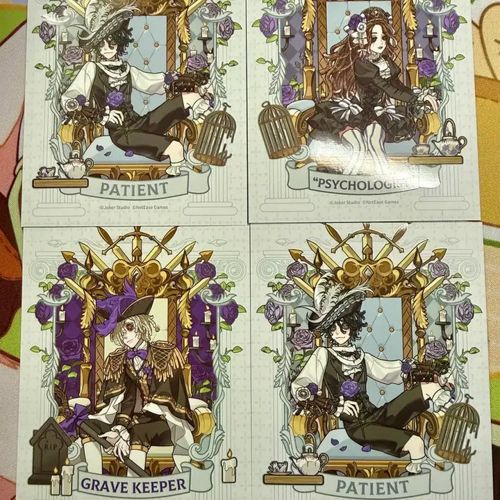 [BUNJANG] Identity V Psychologist Patient Postcard Set / 제5인격 심리학자 환자 엽서 세트 판매