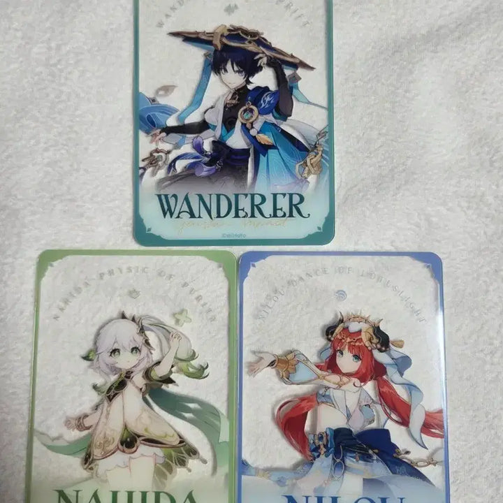 [BUNJANG] Genshin Impact Sumeru Transparent Photocard Bundle Set / 원신pc방 수메르 투명포카 세트