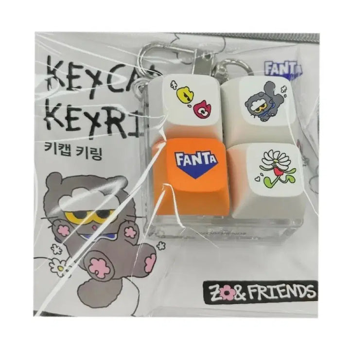 [BUNJANG] Joanne Friends Keycap Keyring / 조앤프렌즈 키캡키링 미개봉 새상품