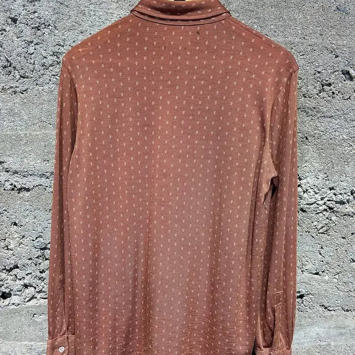[BUNJANG] Vintage Valentino Garavani Brown Patterned Shirt / 빈티지 발렌티노 가라바니 셔츠