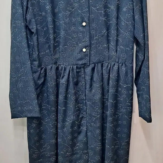 [BUNJANG] Floral Pattern Long Dress / 플라워 패턴 롱 원피스