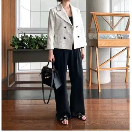 [BUNJANG] Iring Market Tweed Jacket (M) / 아이링마켓 제작 트위드 자켓 m