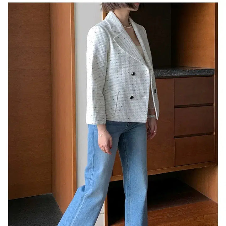 [BUNJANG] Iring Market Tweed Jacket (M) / 아이링마켓 제작 트위드 자켓 m