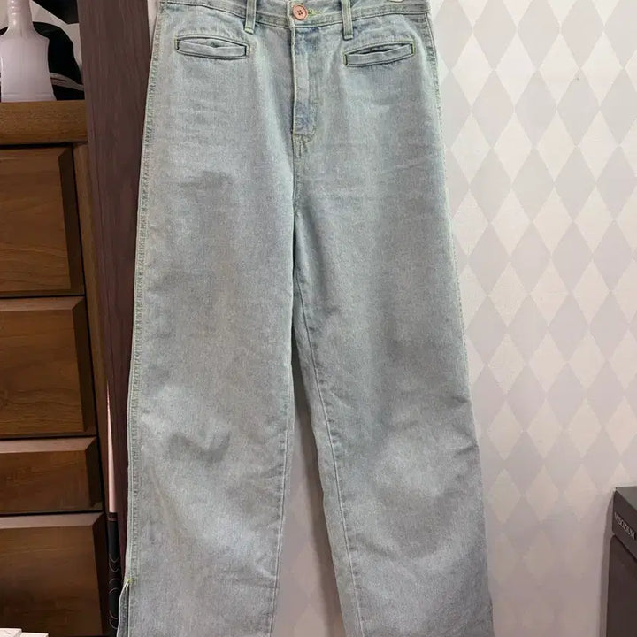 [BUNJANG] Seocookie Light Wash Wide Leg Pants / 서쿠키 연청 와이드팬츠