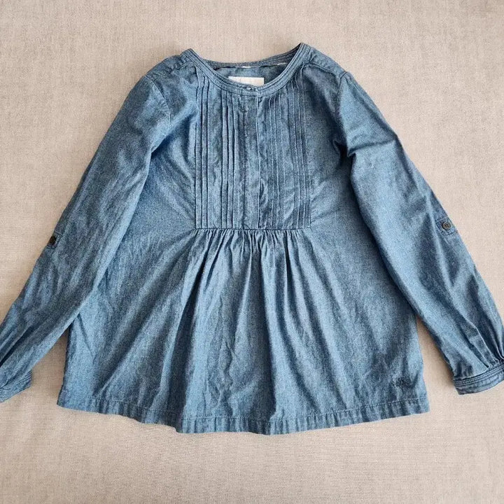 [BUNJANG] Burberry Kids Denim Blouse 10Y / 버버리 키즈 청 블라우스 판매합니다.