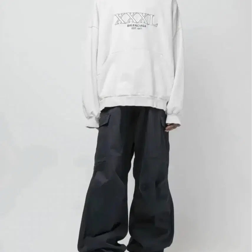 [BUNJANG] Balenciaga Kick Cargo Pants Navy / [XS] 새상품 발렌시아가 킥카고 팬츠 네이비