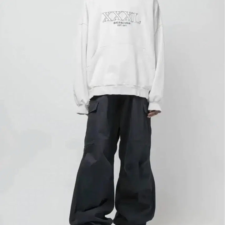 [BUNJANG] Balenciaga Kick Cargo Pants Navy / [XS] 새상품 발렌시아가 킥카고 팬츠 네이비