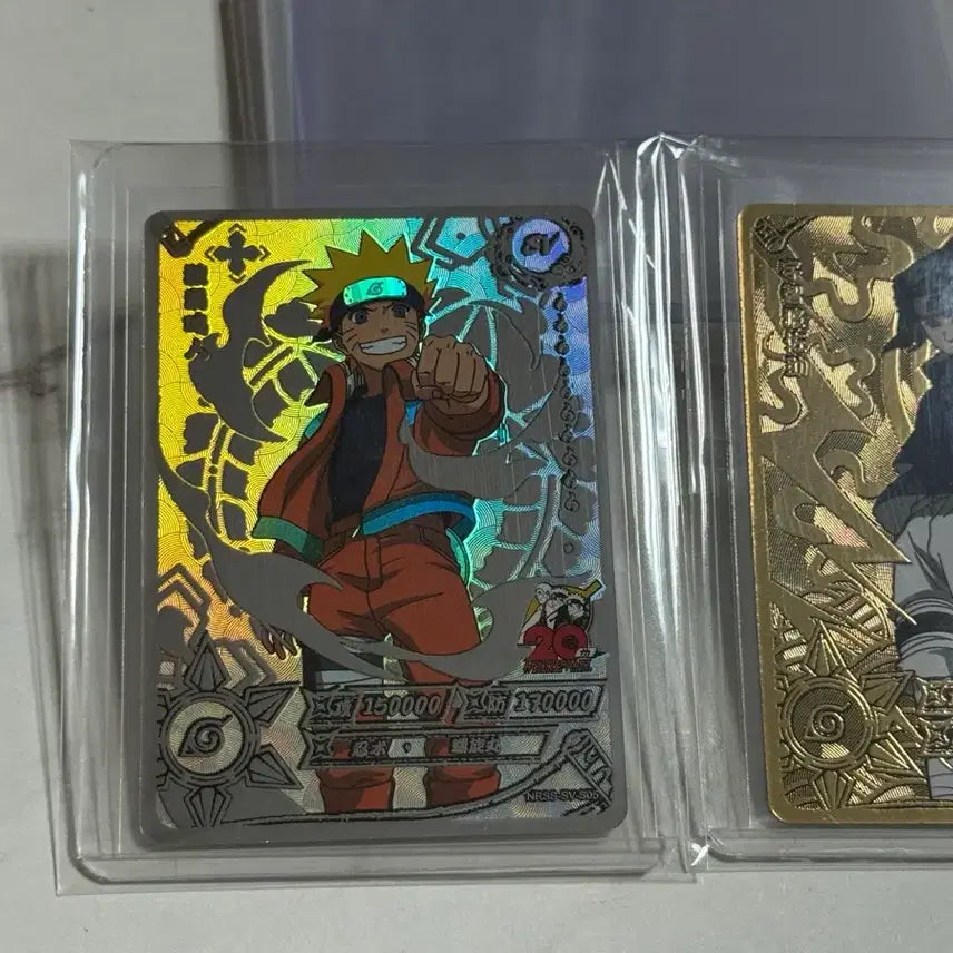 [BUNJANG] Kayou Naruto 20th Anniversary Card Set - Sasuke &amp; Naruto / 나루토카드 사스케/나루토 SV Kayou 20주년카드