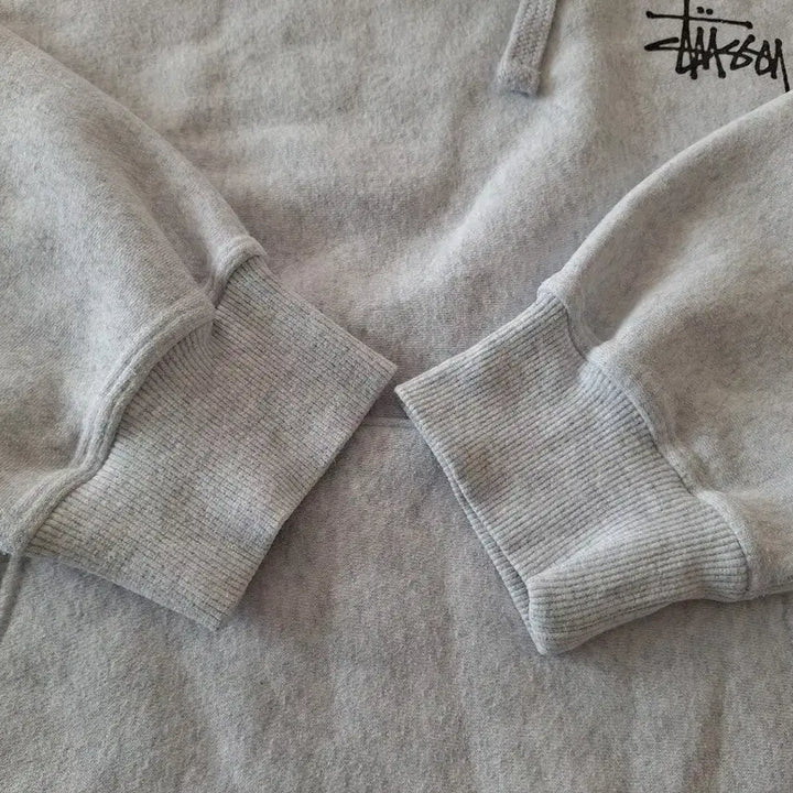 [BUNJANG] Stussy Basic Fleece Hoodie Ash Heather S / 스투시 베이직 기모 후드티 에쉬헤더 S