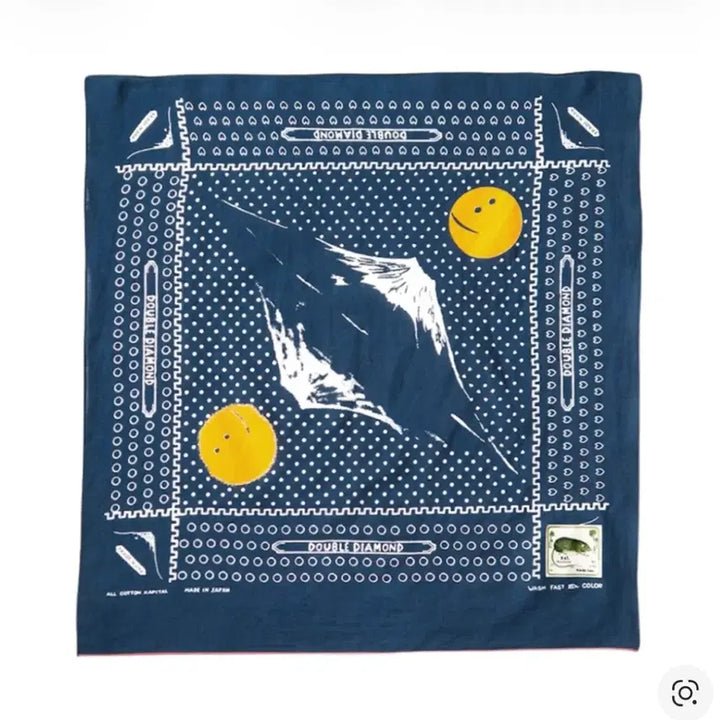 [SOLD OUT] 캐피탈 패스트컬러 셀비지 반다나 네이비 새상품