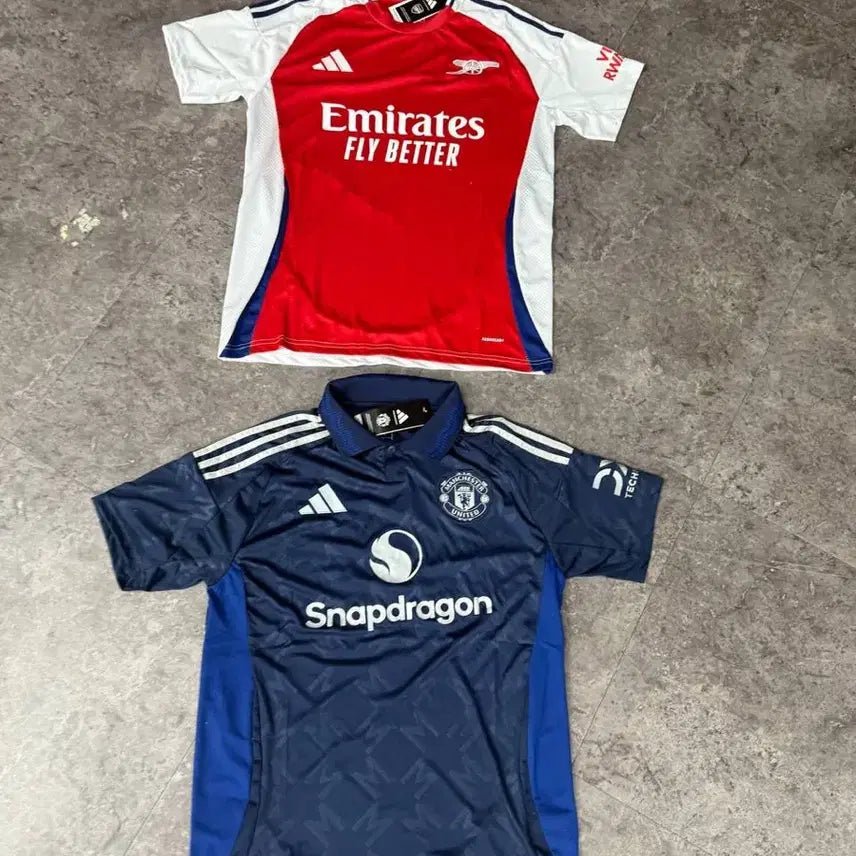 [BUNJANG] Manchester United 24/25 Away Jersey &amp; Arsenal 24/25 Home Jersey / 맨유 어웨이 24/25 유니폼, 아스날 24/25 홈 유니폼