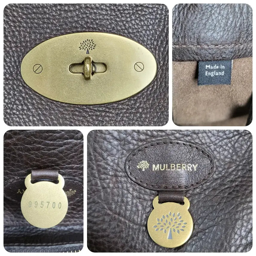 [BUNJANG] Mulberry Bayswater Classic Oak Brown Handbag / 정품 멀버리 베이스워터 클래식 오크브라운
