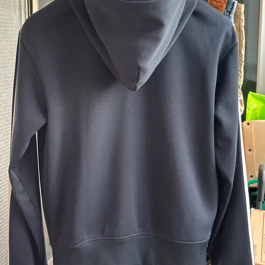 [BUNJANG] Adidas 2005 Original Hooded Flock Track Top Navy XL / 05년산 오리지널 아디다스 후디드 플락 트랙탑 네이비