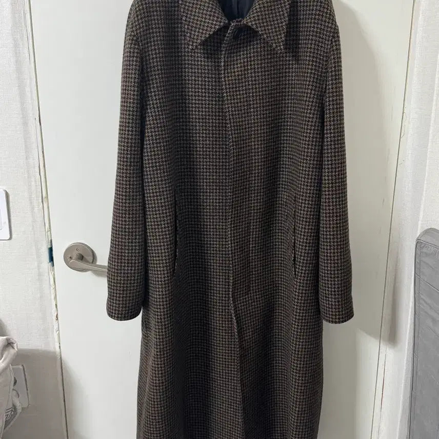 [BUNJANG] mngu Check Balmacaan L Coat / mngu(밍구) 체크 발마칸 L