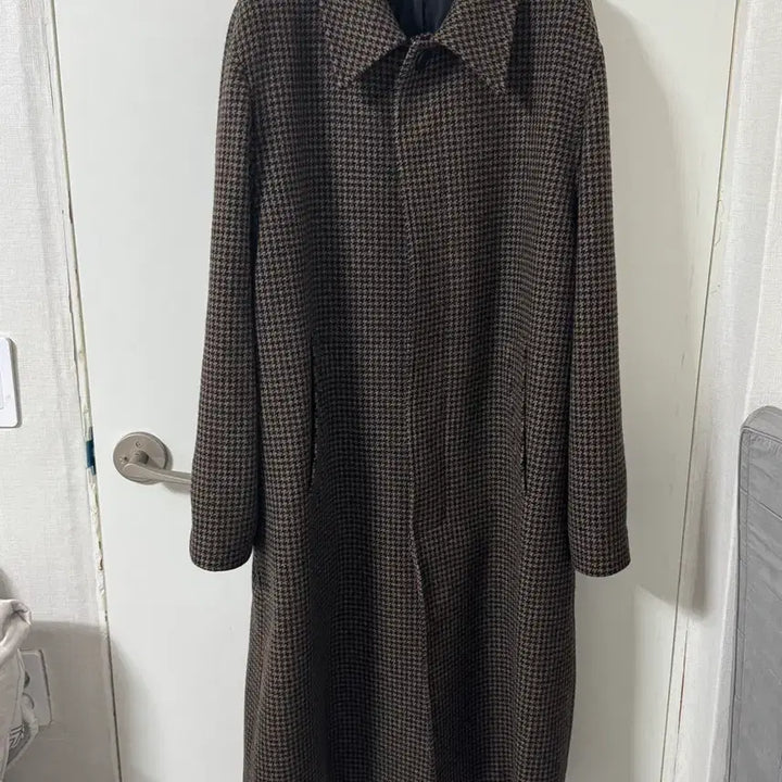[BUNJANG] mngu Check Balmacaan L Coat / mngu(밍구) 체크 발마칸 L