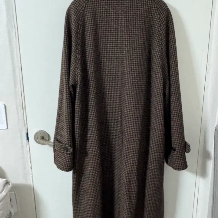 [BUNJANG] mngu Check Balmacaan L Coat / mngu(밍구) 체크 발마칸 L