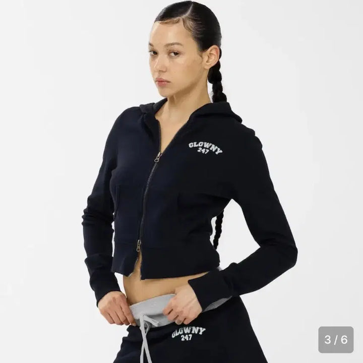 [BUNJANG] Glony 247 Day Snug Zip Up - Navy / 글로니 247 DAY SNUG ZIP UP - navy