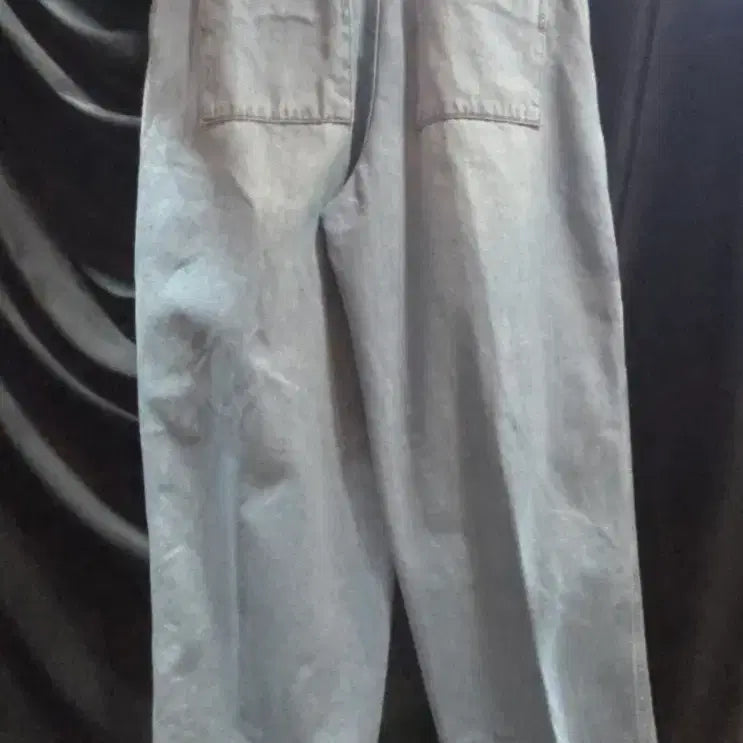 [BUNJANG] SATUR Washed Wide Denim Pants / SATUR 세터 핀턱 워싱 와이드 데님팬츠