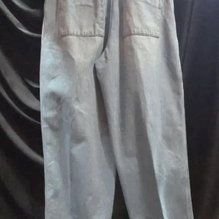 [BUNJANG] SATUR Washed Wide Denim Pants / SATUR 세터 핀턱 워싱 와이드 데님팬츠