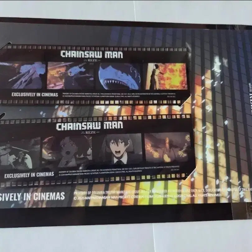 [BUNJANG] Chainsaw Man Denji Arc 6th Week Special Film Set / 체인소맨 레제편 6주차 특전 필름 세트
