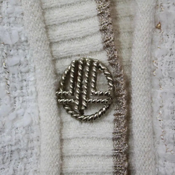 [BUNJANG] Lanvin Tweed Cardigan / J-12117/랑방 정품 여성용 트위드 가디건 82-94-160