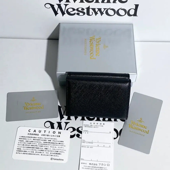 [BUNJANG] Vivienne Westwood Wallet Black Gold Emblem / 비비안웨스트우드 지갑 블랙 금장
