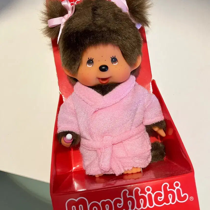 [SOLD OUT] 샤워 가운 몬치치 1000%정품 핑크 몬치치 인형