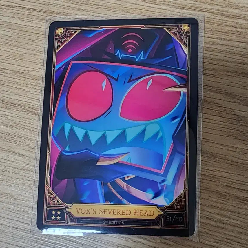 [BUNJANG] Hazbin Hotel Vox Trading Card / 해즈빈호텔 시즌2 복스 헤드 트레이딩 카드 논포일