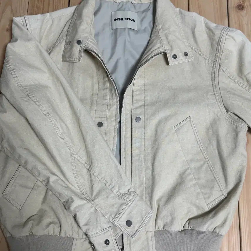 [BUNJANG] In Silence Beige Jacket M Size / 인사일런스 베이지 자켓 m사이즈