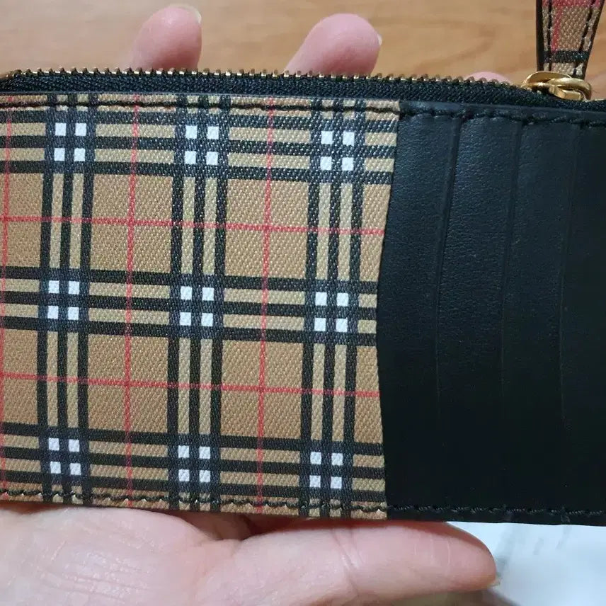 [BUNJANG] Burberry Somerset Zip Card Wallet / 버버리 써머셋 지퍼 카드지갑 새상품 정품