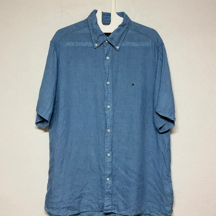 [SOLD OUT] 타미힐피거 린넨 반팔 셔츠 L