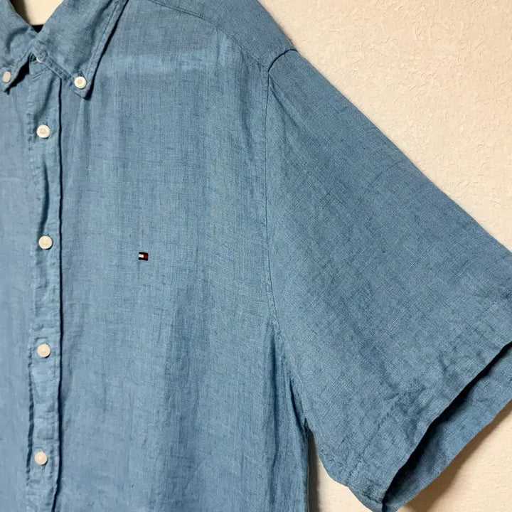 [SOLD OUT] 타미힐피거 린넨 반팔 셔츠 L
