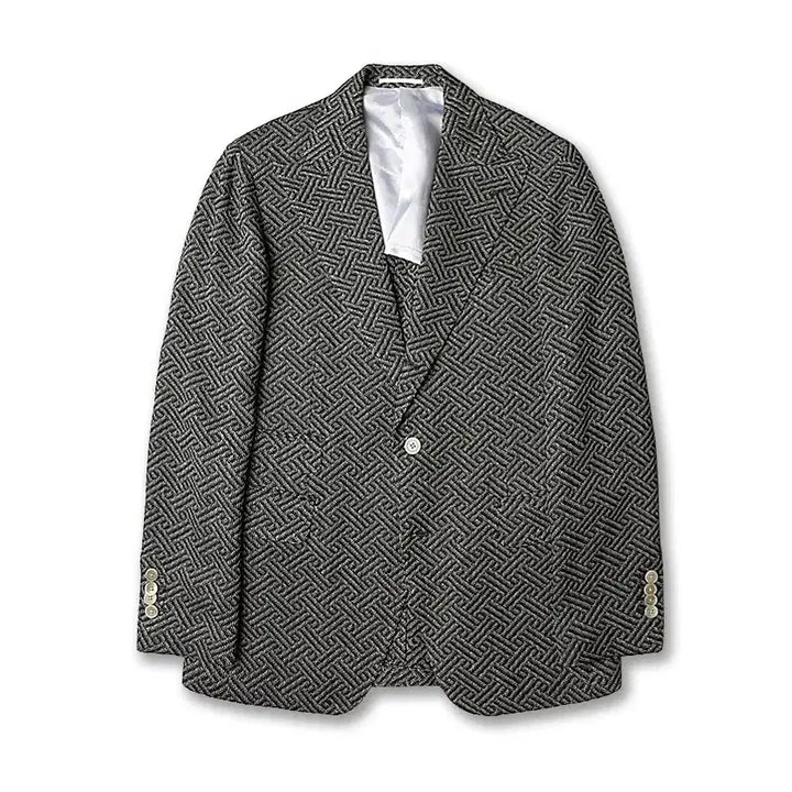 [BUNJANG] Gabriele Pasini Modena Jacquard Tailored Jacket / 가브리엘 파시니 [Gabriele Pasini] 자카드 테일러드 자켓