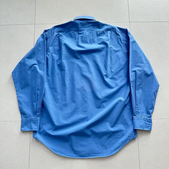 [SOLD OUT] 90s 폴로 랄프로렌 더 빅셔츠 포플린 블루 (The Big Shirt)