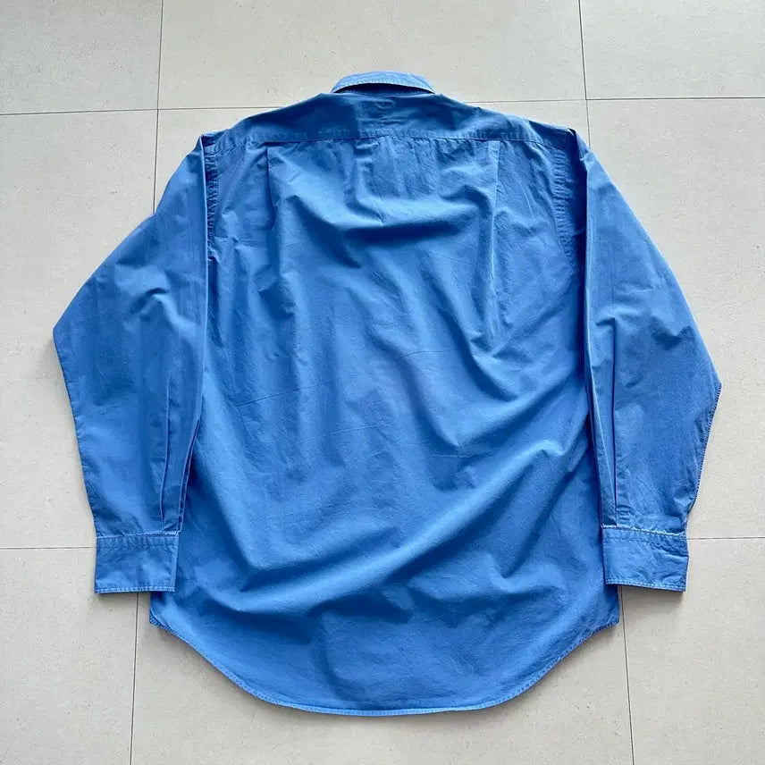 [SOLD OUT] 90s 폴로 랄프로렌 더 빅셔츠 포플린 블루 (The Big Shirt)
