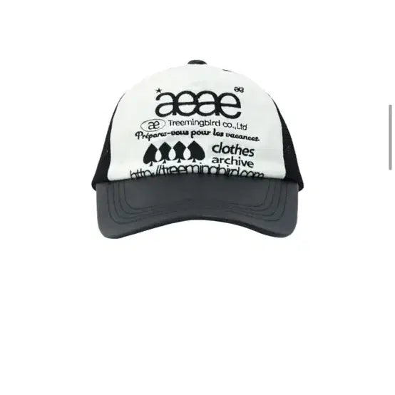 [BUNJANG] Trimming Bird x Aeae Mesh Cap / 트리밍버드 x aeae 콜라보 메쉬 캡 화이트